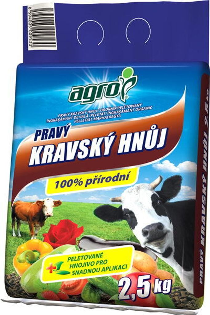 AGRO pravý kravský hnoj 2,5 kg Obrázok produktu 