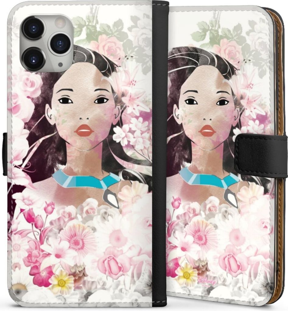 DeinDesign Klapphülle für Apple iPhone 11 Pro Max Handytasche Lederhülle Tasche Disney Offizielles Lizenzprodukt Pocahontas