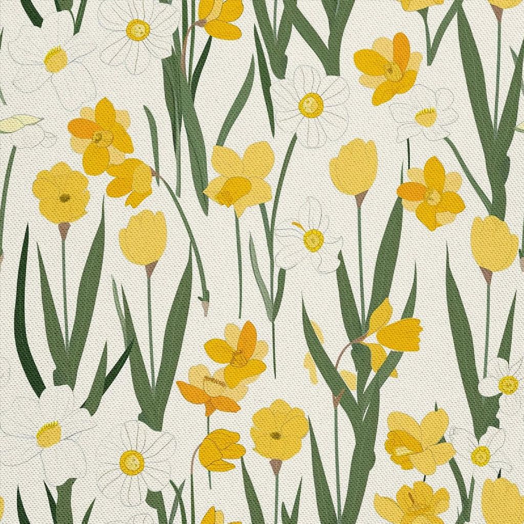 OUTDOOR DEKOSTOFFE OXFORD - Motiv Frühling I DX7261