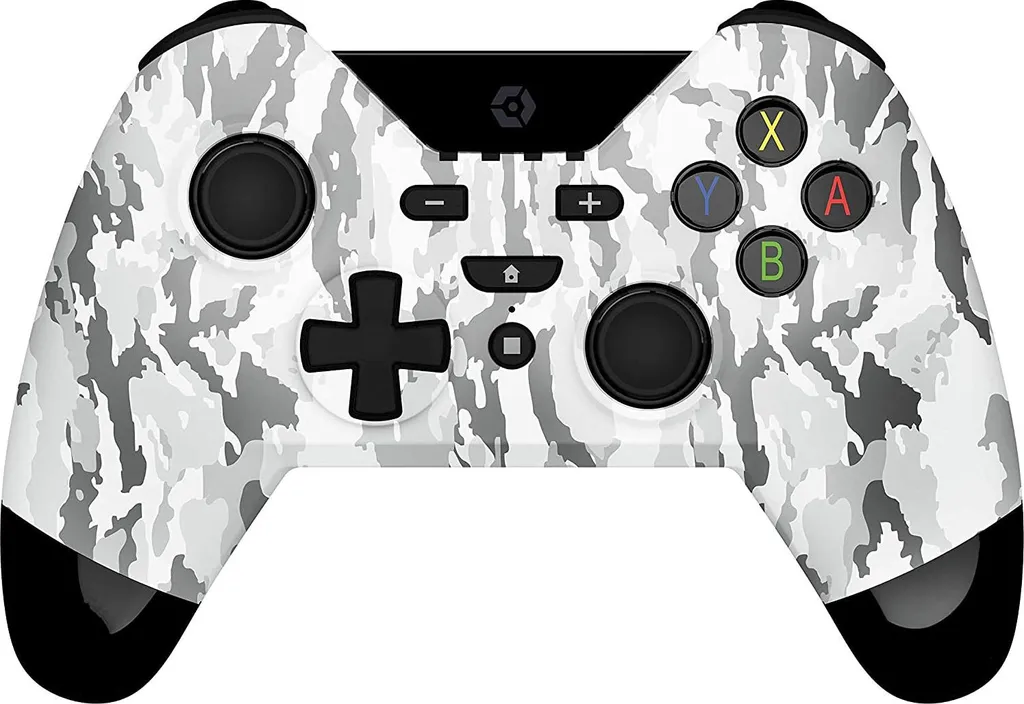 Gioteck WX4 Nero, Bianco Bluetooth Gamepad Analogico/Digitale Nintendo Switch