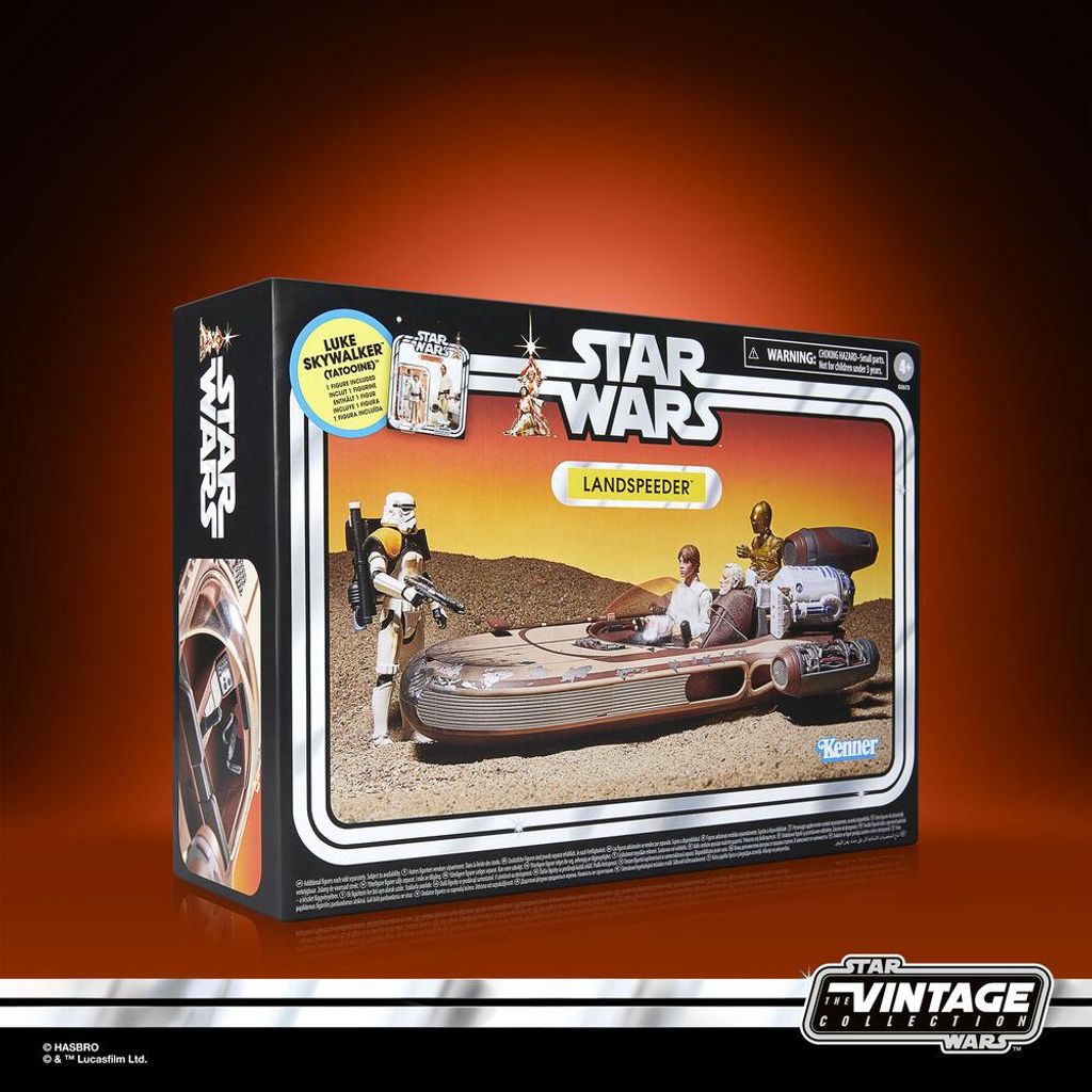 Star Wars Landspeeder + Luke Skywalker Figur Produktbild 