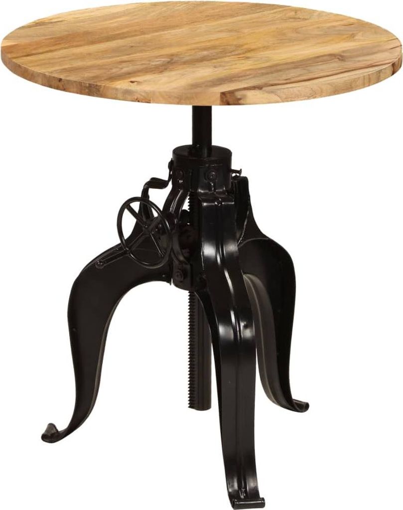 Möbel Bartisch Massivholz Mango 75x(76-110) cm - Esstische 245268