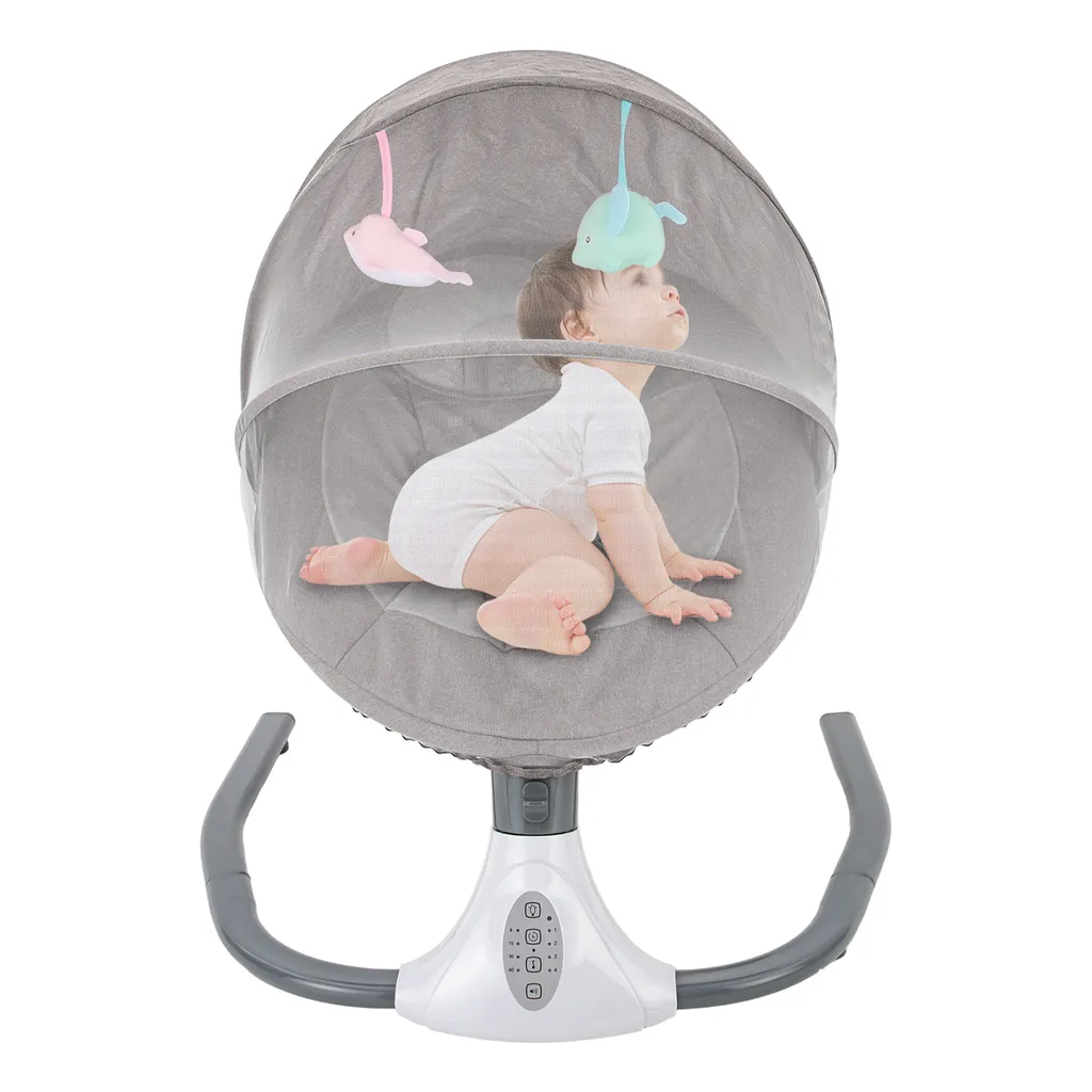 Balançoire pour Bébé à Angle Réglable S-Y608 Musique et Bluetooth 18kg