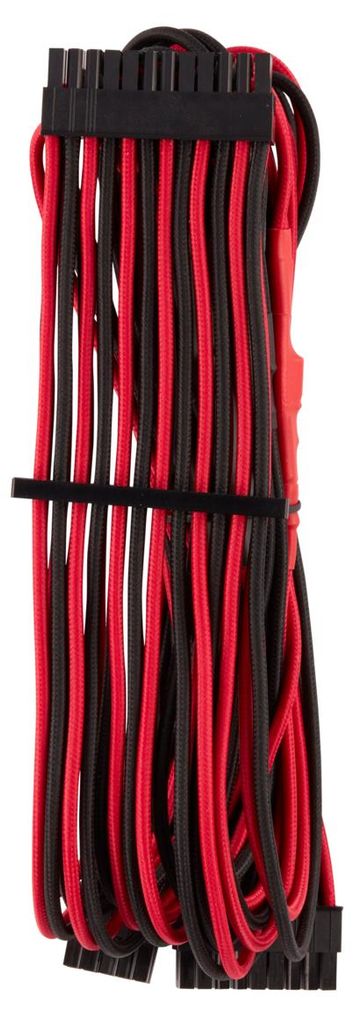 Corsair CP-8920233, ATX (24-pin), Gerade, Gerade, Schwarz, Rot, 369 g