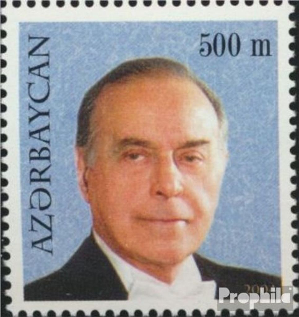 Briefmarken Aserbaidschan 2004 Mi 584 (kompl.Ausg.) postfrisch Präsident Aliyev