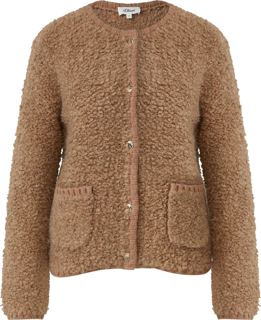 Strickjacke 8486 BROWN Größe 42