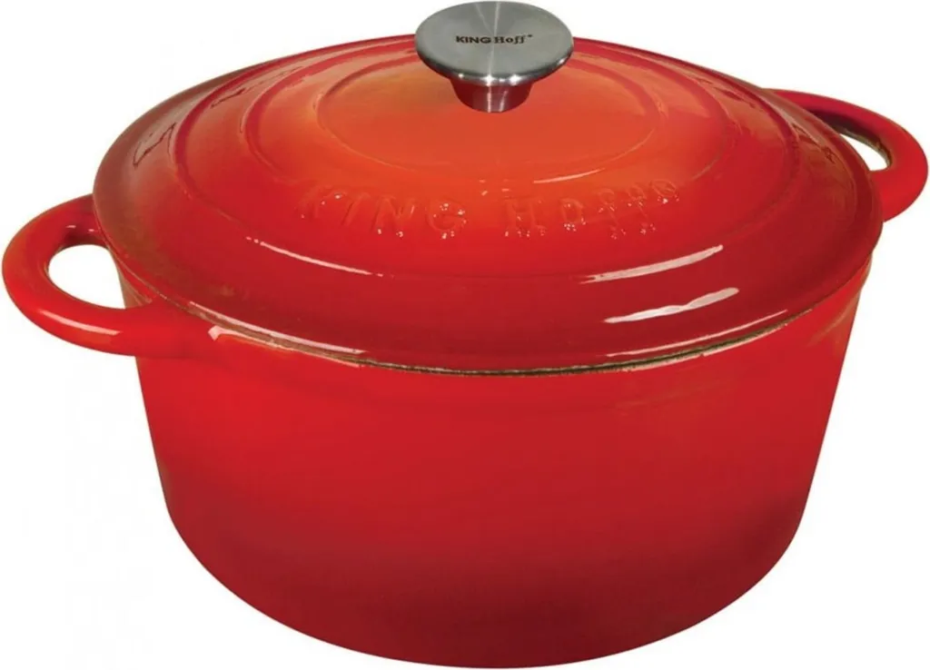 Pentola Ghisa Smaltata Kinghoff KH1529 4L 24cm - Alta Qualità per Induzione