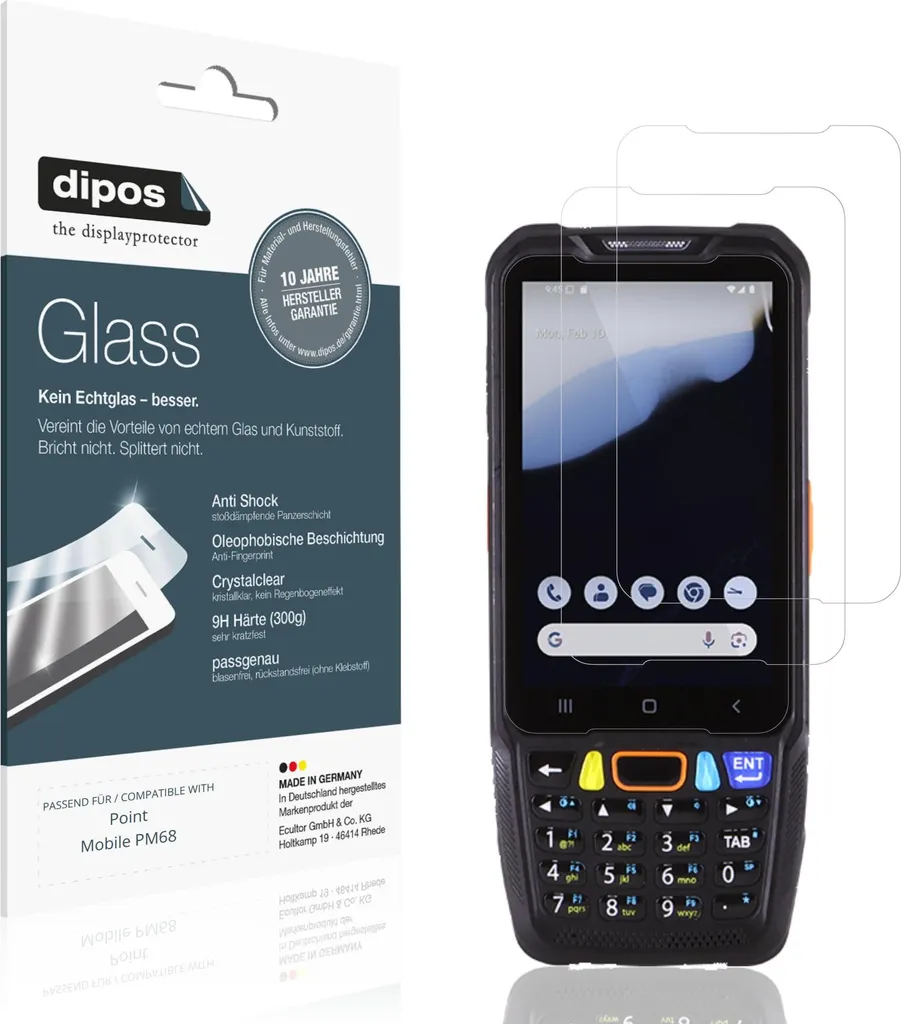 Pellicola Protettiva Point Mobile PM68 Vetro Flessibile 9H (2x)