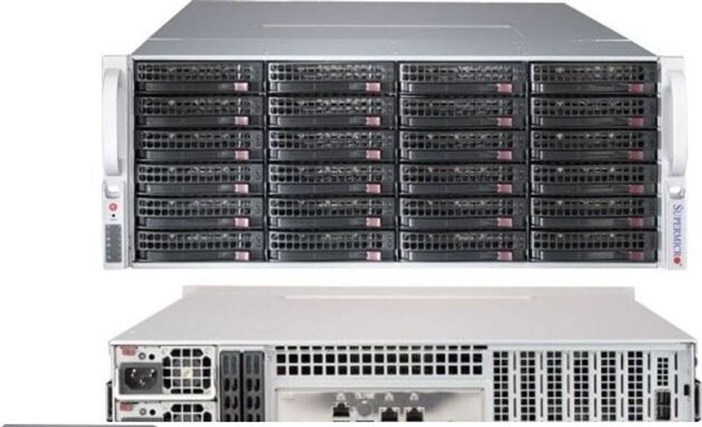 Supermicro 4U 36x3.5" hot-swap drive 2x1200W (Speditionsversand)