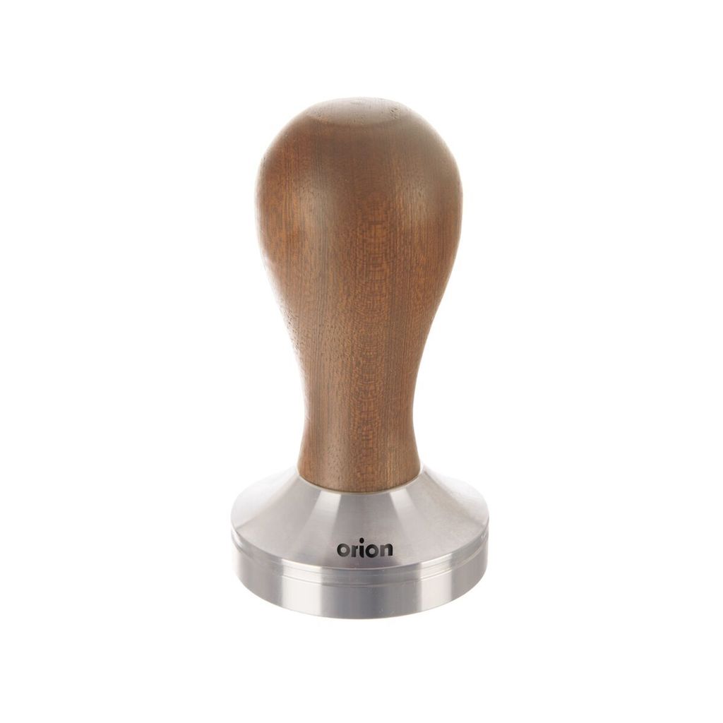 Kaffeestampfer Stahl Holzstampfer 5x9,5 cm