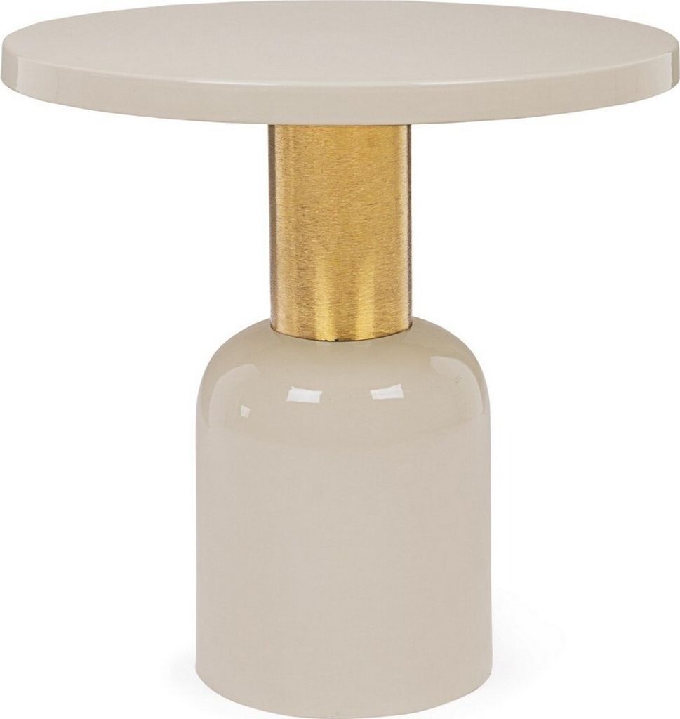 Beistelltisch Nalima 50,5 x 50,5 x 51 cm Stahl Couchtisch