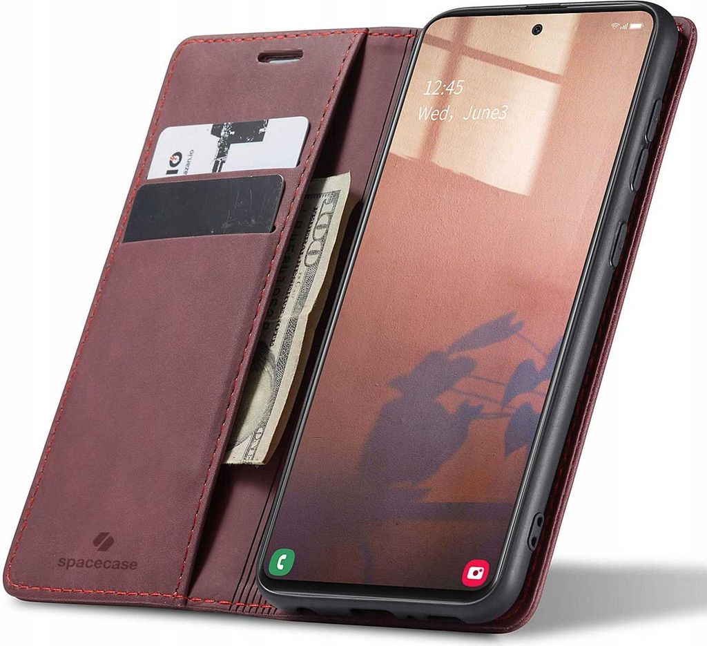 Spacecase Geldbörse Galaxy A51 rot