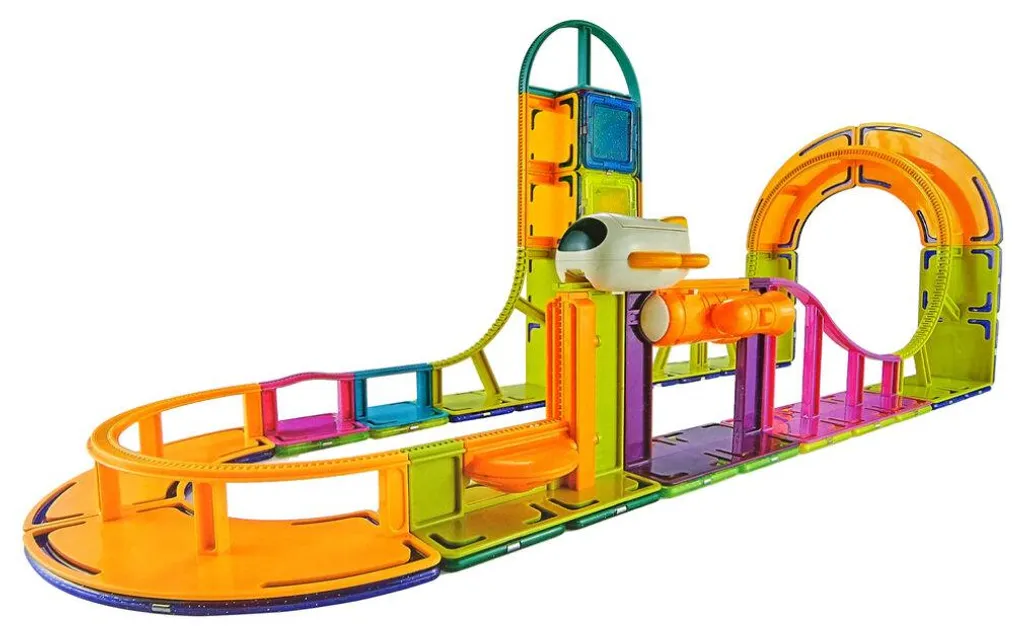 Circuit magnétique Sky Track 61el : blocs de construction fluorescents - 2