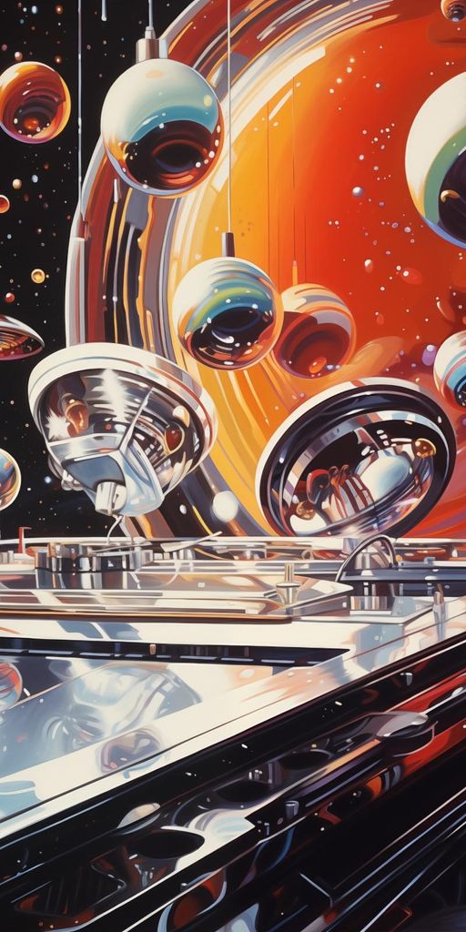 Plakat 50x100cm Orchester der Sphären