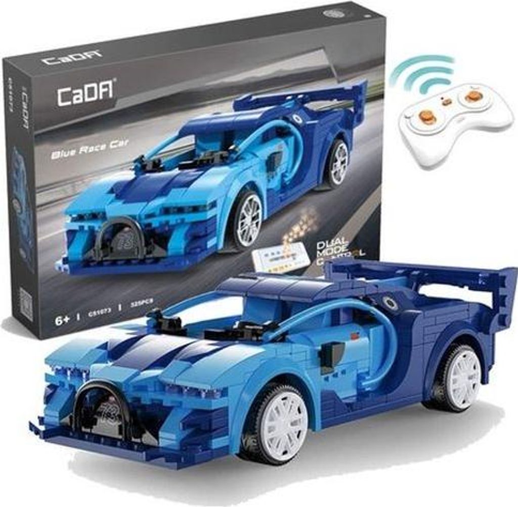 CADA Construction Blocks Racing Car Blue C51073W 25662 Image du produit 