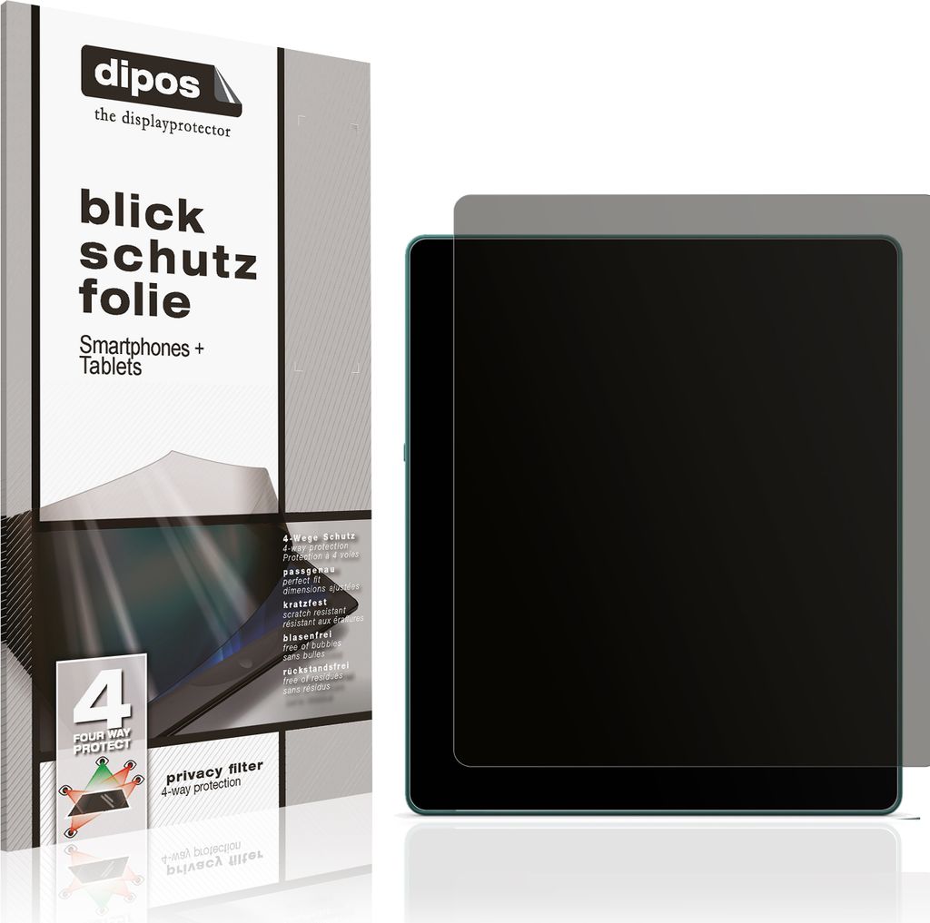 Blickschutzfolie für Amazon Kindle Scrible 2024 matt Schutzfolie Folie Display Schutz dipos