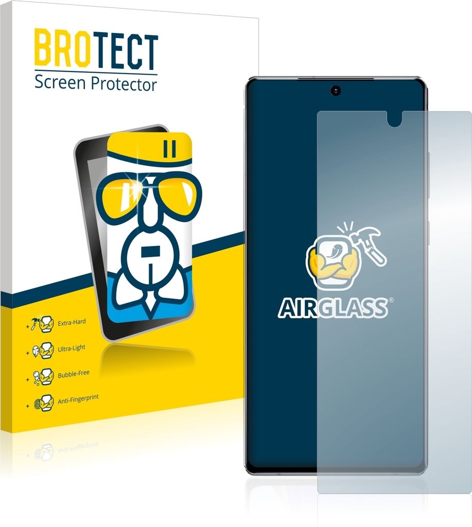 BROTECT Schutzglas für Samsung Galaxy Note 20 Schutzfolie Panzer Folie Glas Display Schutz klar