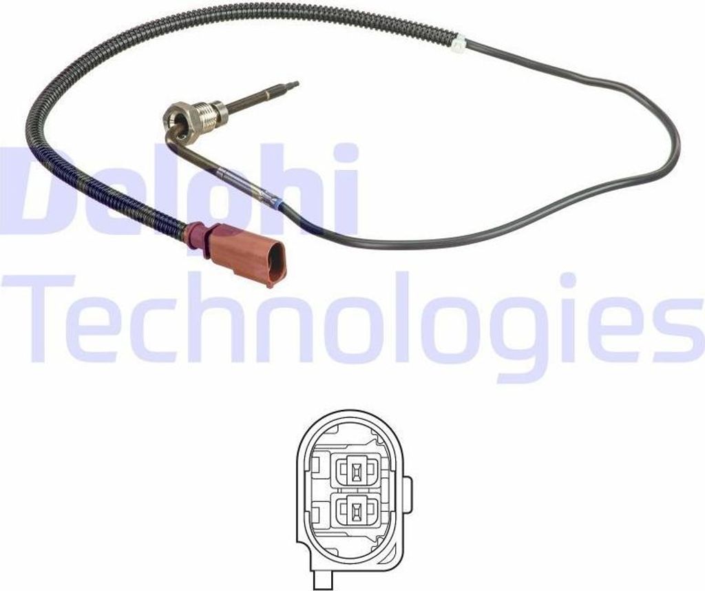 DELPHI TS30160 Abgastemperatursensor für VW CRAFTER 30-50 Kasten (2E) 720mm