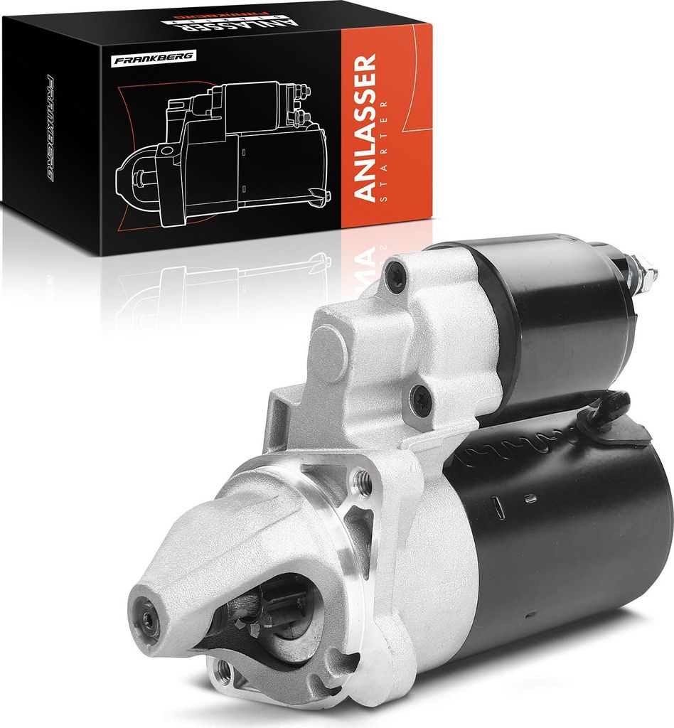 Frankberg 1x Anlasser Starter für Smart Cabrio 450 City-Coupe Fortwo Cabrio 451 Fortwo Coupe 450 451 0.8L 1999-2014