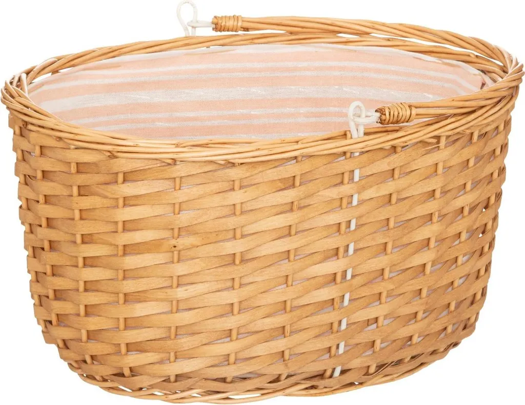 Corbeilles tressées en bois clair peuplier design bohème Summer