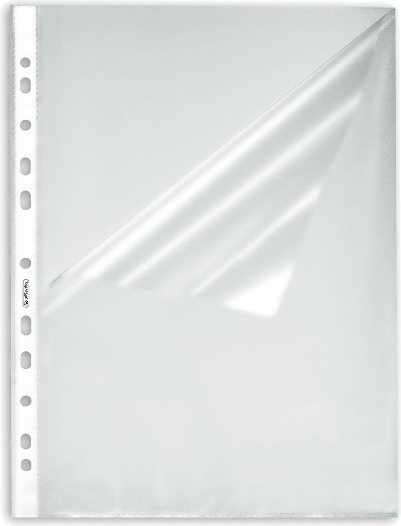 Pochette Herlitz DIN A4 grainée 0,055 mm 10 pochettes Image du produit 