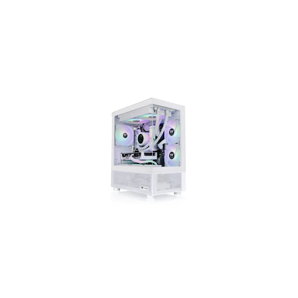 Châssis PC Midi Tower Thermaltake View 170 TG ARGB - Verre Trempé Blanc