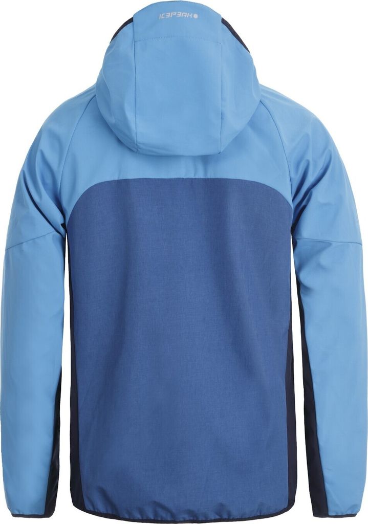 Icepeak Softshelljacke Herren mit Kapuze Dongola, Farbe:Grau, Größe:58