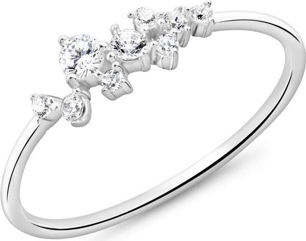 Damenring von JEWLIX aus Sterlingsilber mit Zirkonia