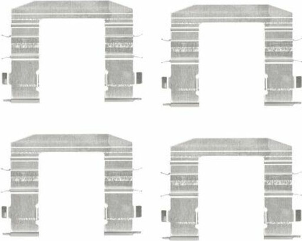 Bosch Zubehörsatz, Scheibenbremsbelag 1 987 474 447