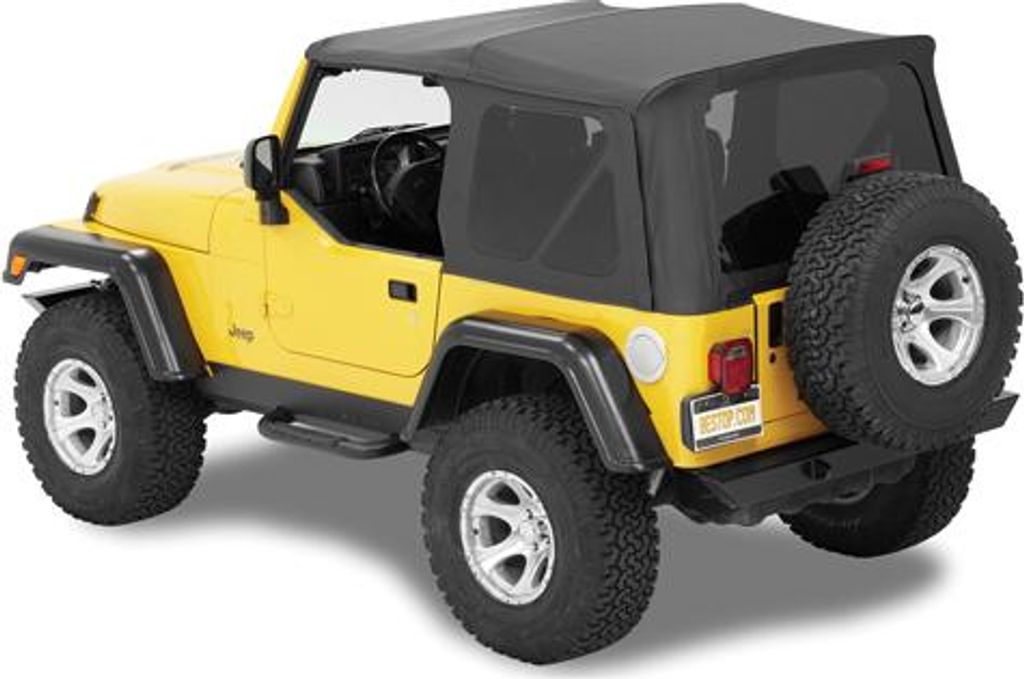 Supertop NX ohne Steckfenster schwarz Bestop Verdeck Jeep Wrangler TJ 97-06