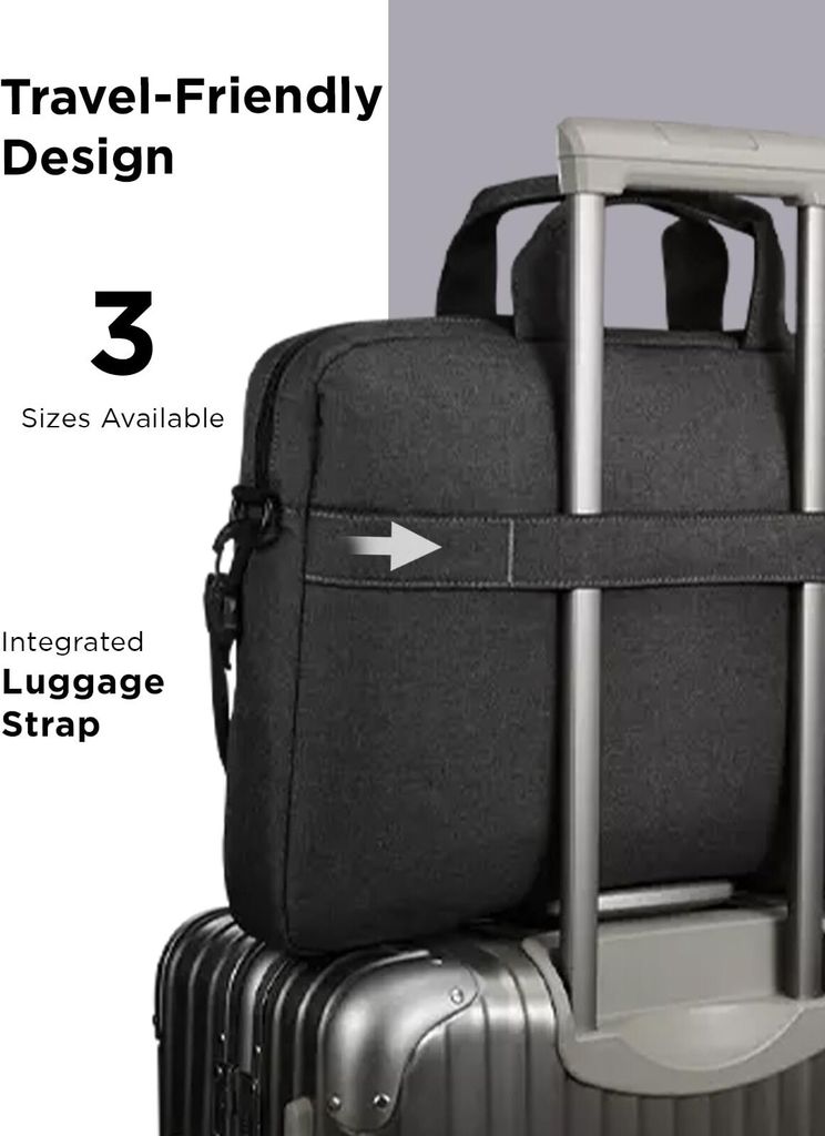 Lenovo Notebooktasche 15" Casual Topload Case Schwarz Obrázok produktu 14