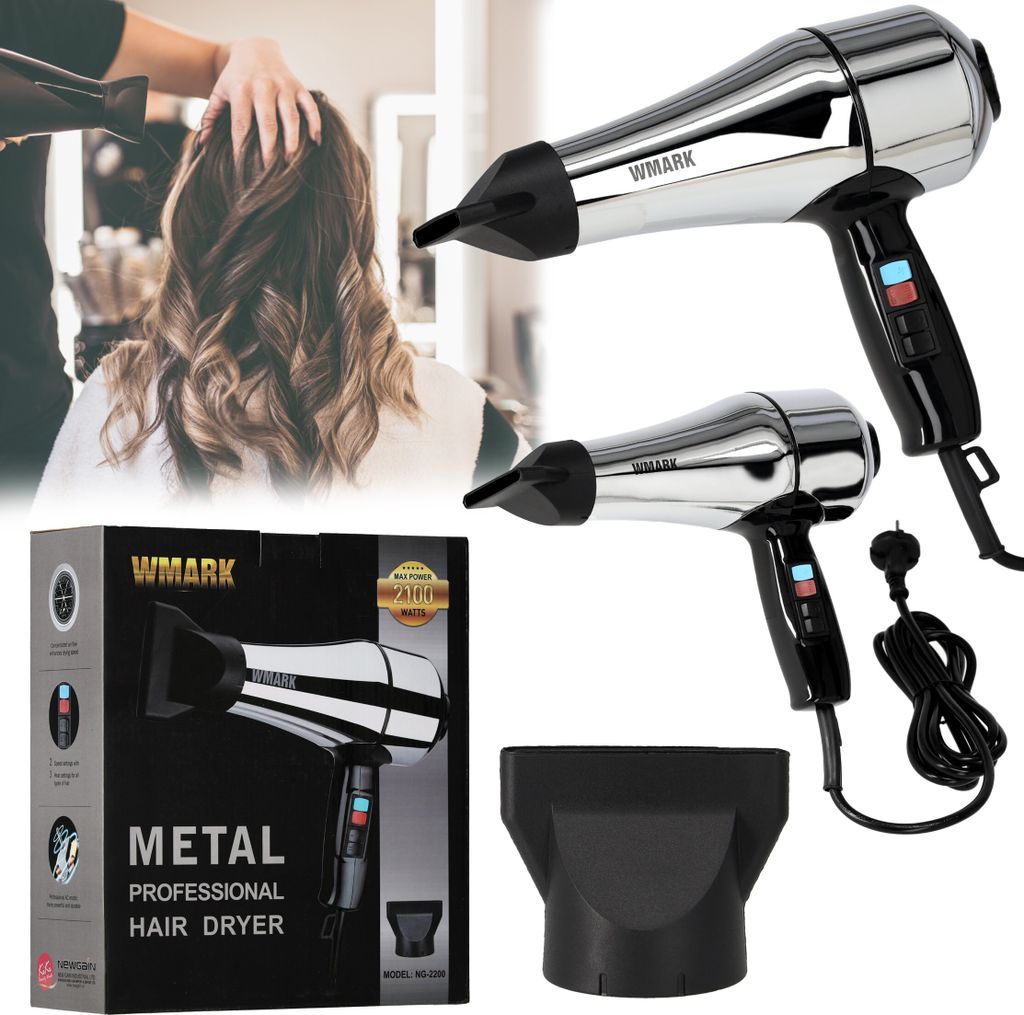Professioneller Föhn mit Stylingdüse und Regulierungsfunktionen - für präzises Styling und individuelle Anpassung Fön
