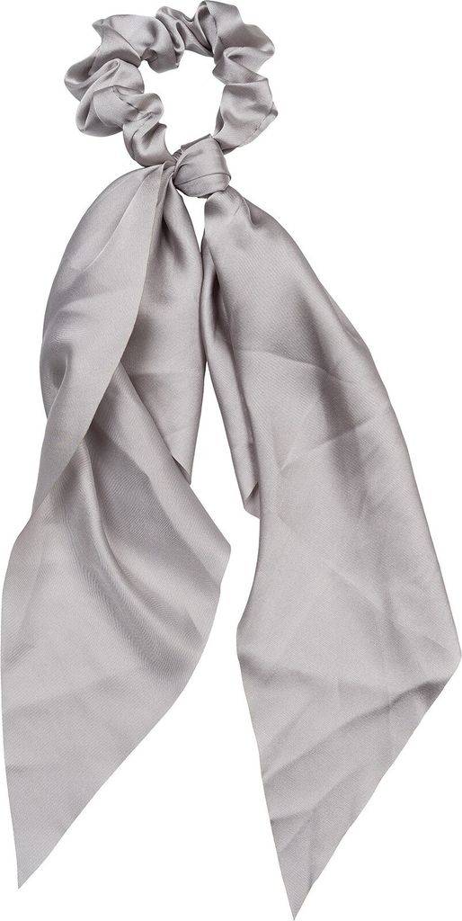 styleBREAKER Damen Haargummi einfarbig mit Schleife im Retro Style, elastisch, Scrunchie, Zopfgummi, Haarband 04027040