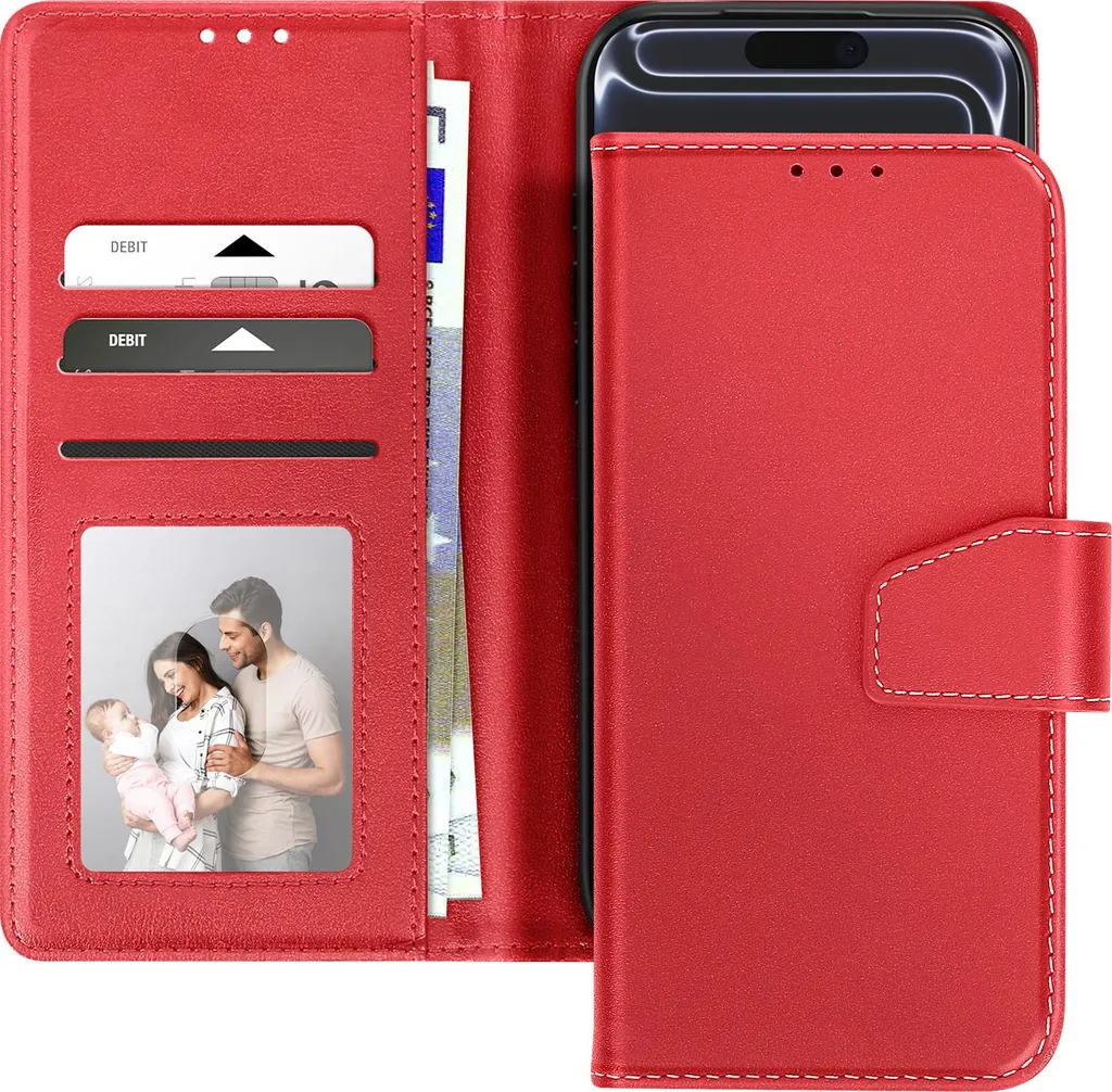 YBROY Cover per ZTE Axon 40 PRO, Custodia in PU Pelle Premium Flip