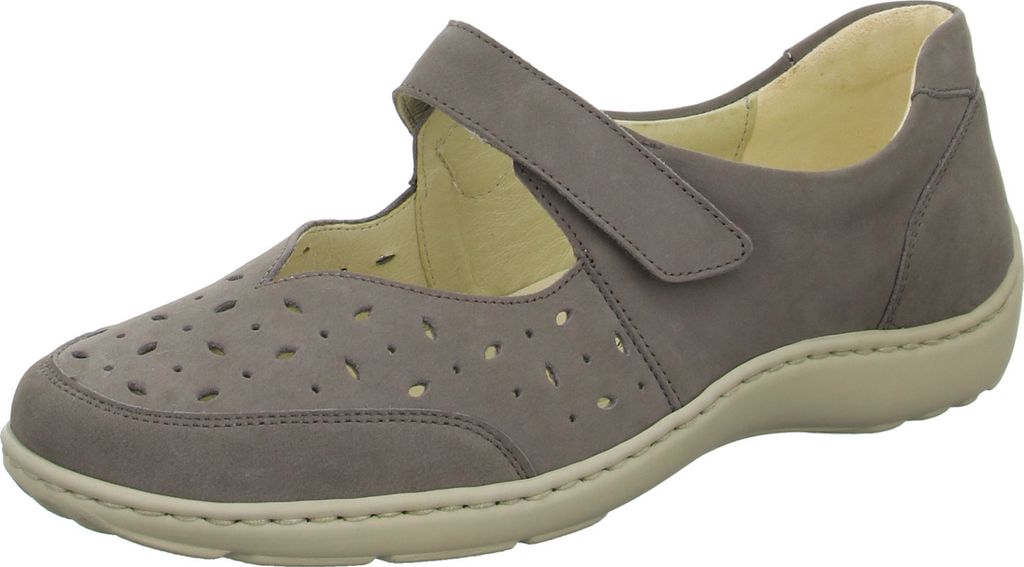 Waldläufer Henni Weite H Hallenschuh Beige Produktbild 