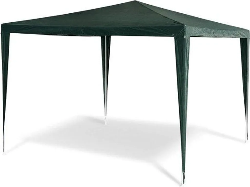 Tente de Réception 3x3 m en PE Vert - Lot de 25 avec Toit Imperméable