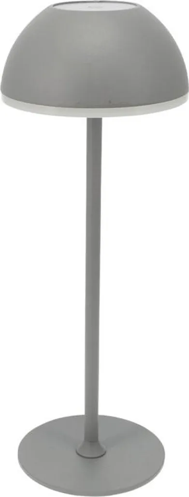 Lampe de chevet grise en métal - luminaire d'appoint pour la chambre