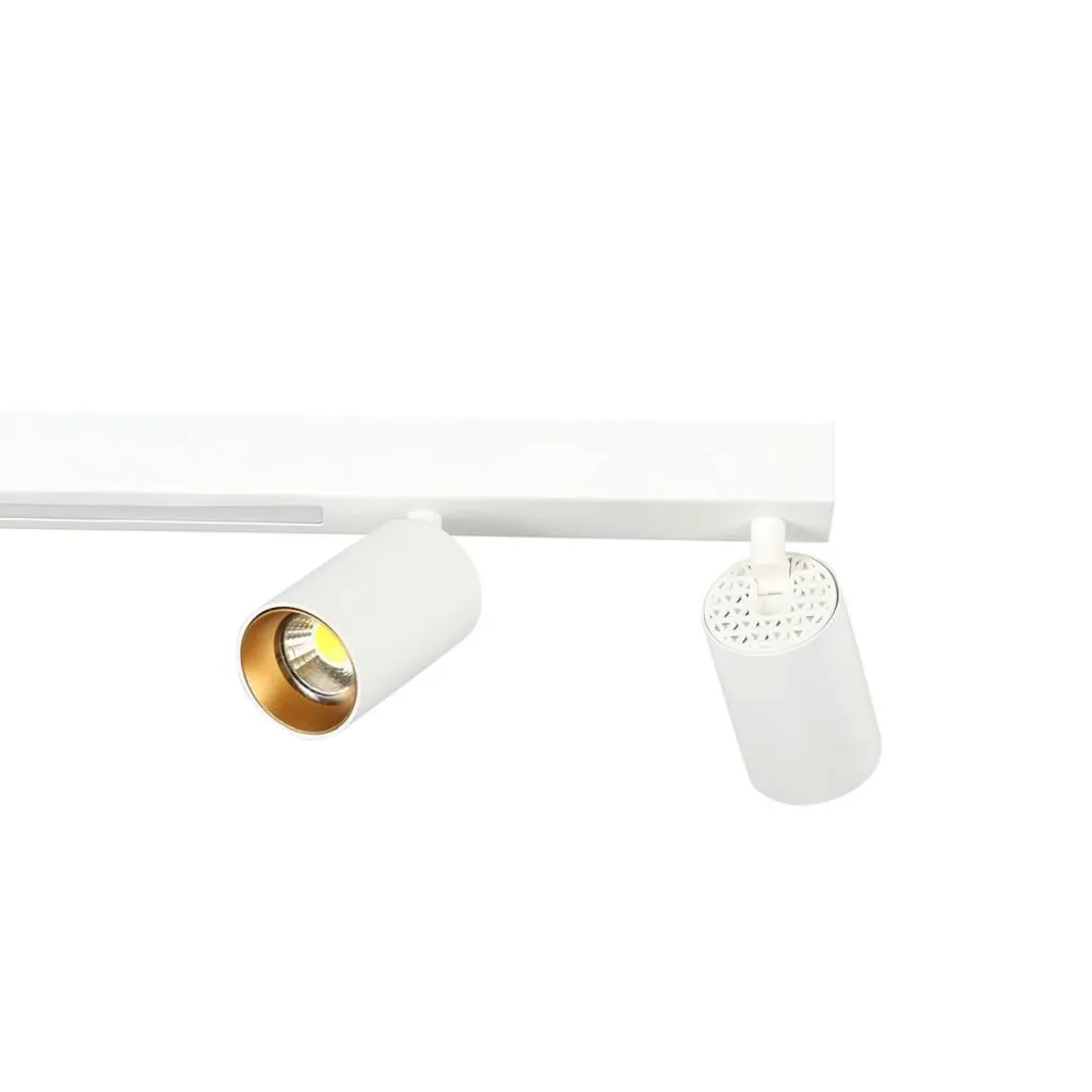 Rampe de spots plafonnier Perugia 4 lumières avec télécommande 1m - 16