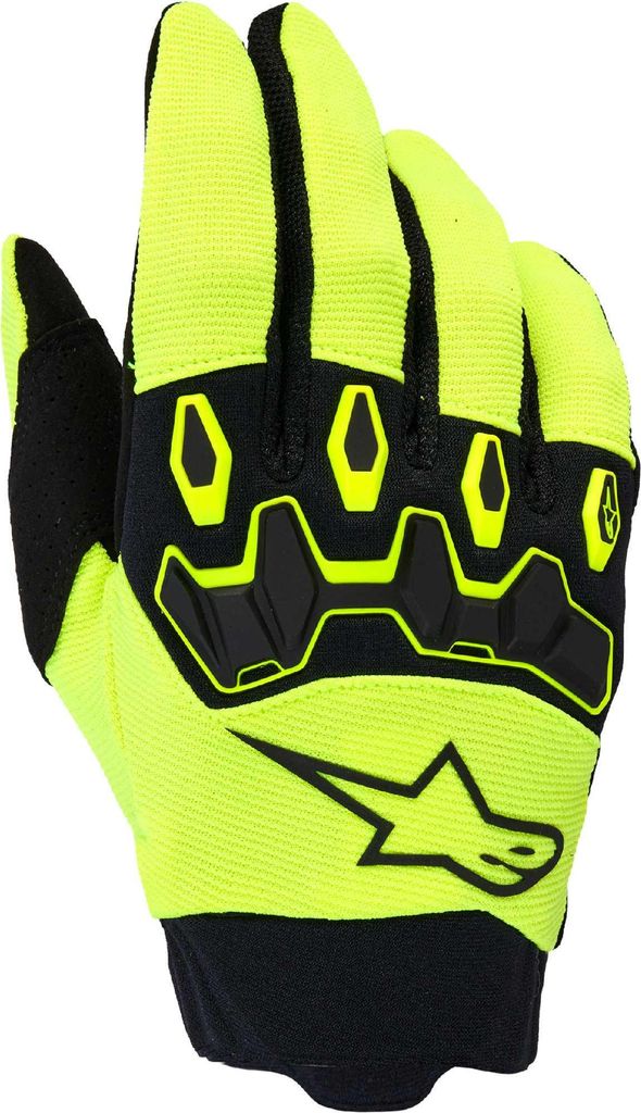 Alpinestars Full Bore V2 Jugend Motocross Handschuhe, neon-gelb/schwarz, M