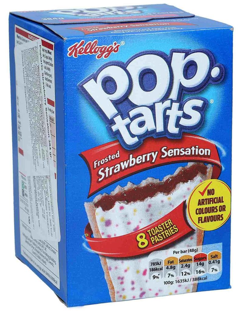 Kellogg's Pop-Tarts Frosted Strawberry Sensation 8er Produktbild 