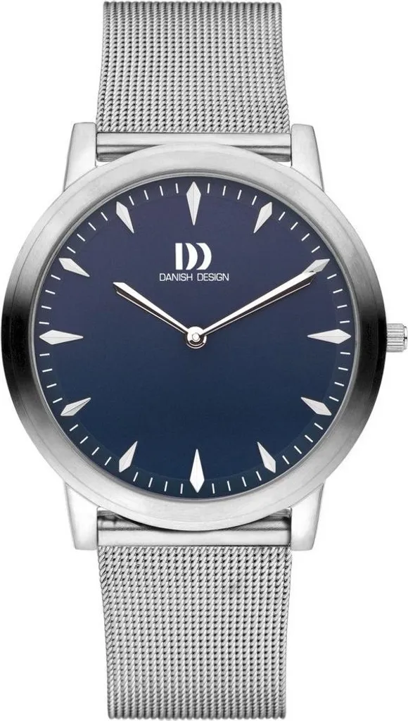 Montre Homme Minimaliste Danish Design IQ68Q1154 Bracelet Cuir Noir