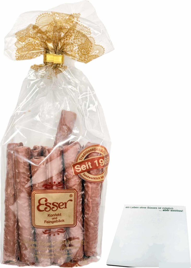 Esser Schlotfeger mit Vollmilchschokolade (175g Beutel) + usy Block