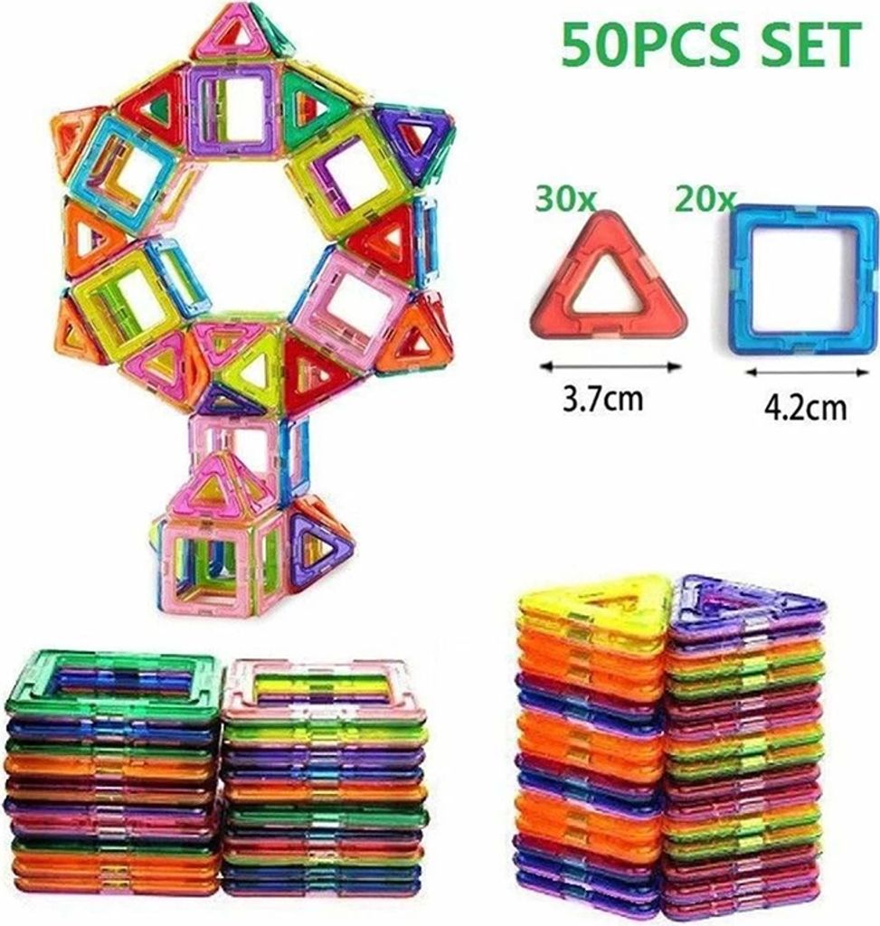 Spieltafeln,50 Stück Kinder Magnetplatte Set, Mini Produktbild 3