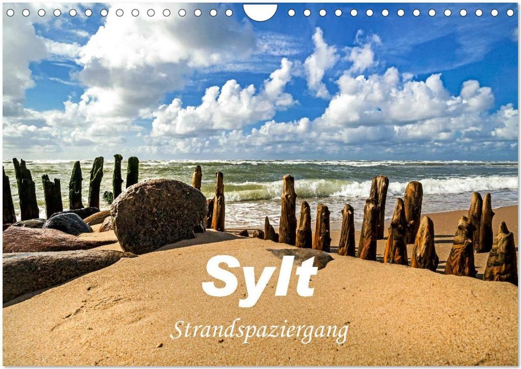 Sylt - Strandspaziergang (Wandkalender 2026 DIN A4 quer), CALVENDO Monatskalender