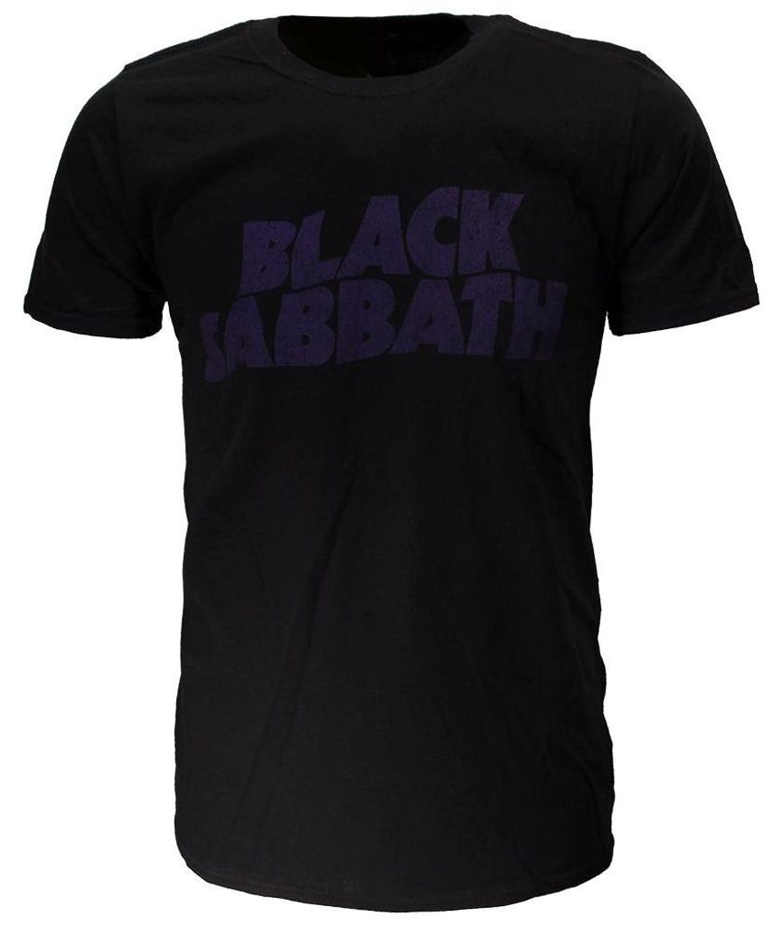 Black Sabbath Vintage Wavy Logo T-Shirt – Offizielles Merchandise - 4XL