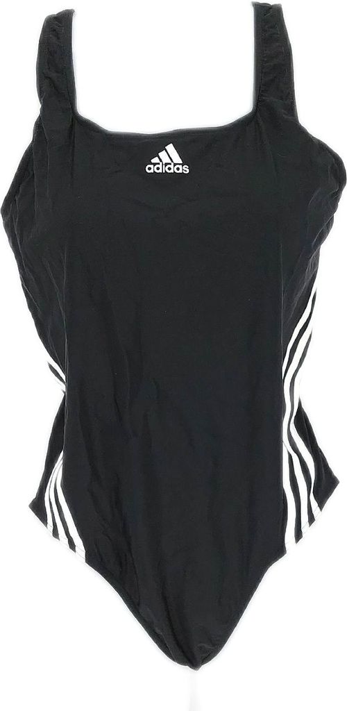 adidas Damen Sport Badeanzug Schwarz Schwimmen 3 Stripes Produktbild 