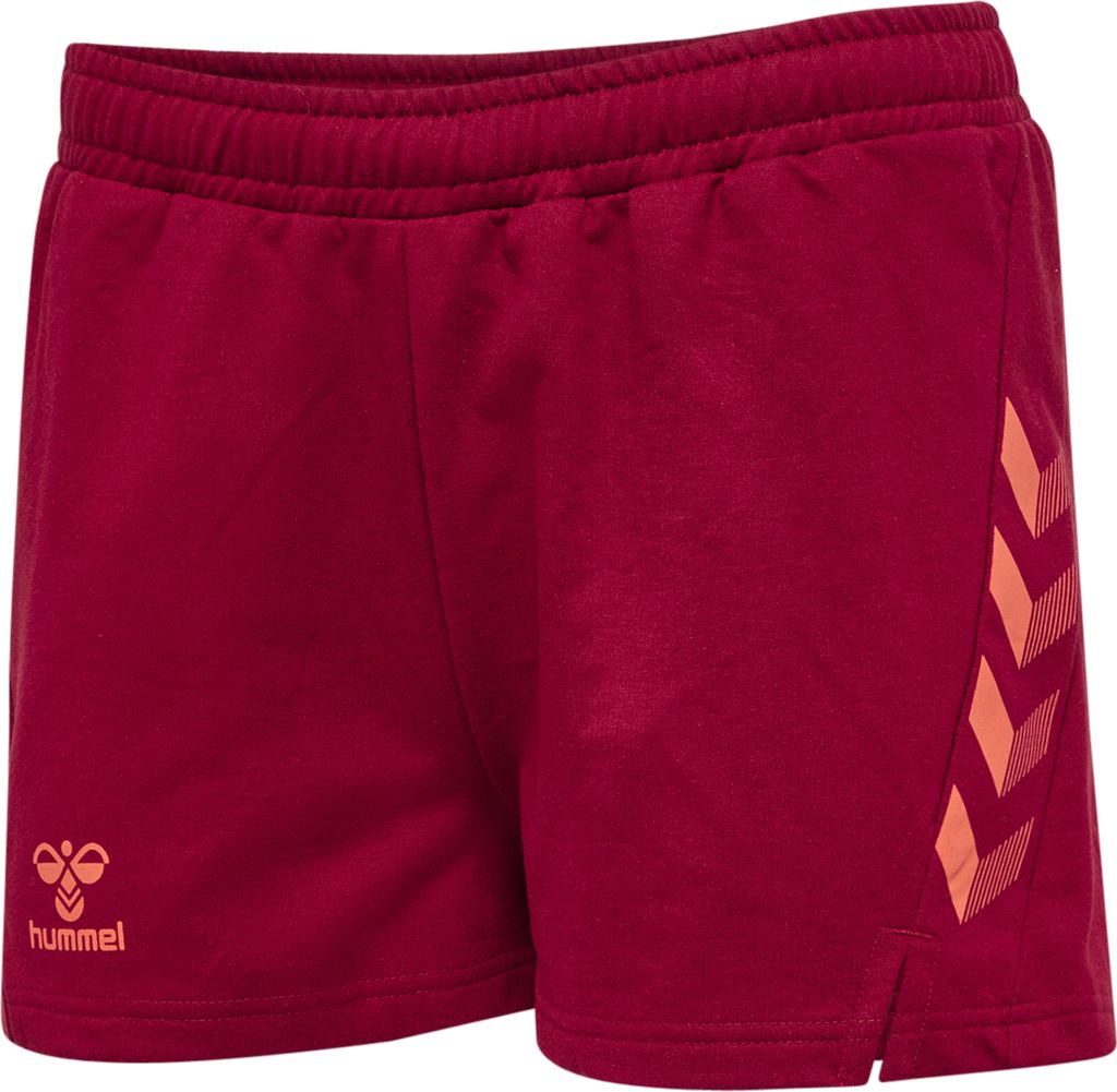 hummel hmlOFFGRID Baumwolle SHORTS WO - RHUBARB/NASTURTIUM - XS