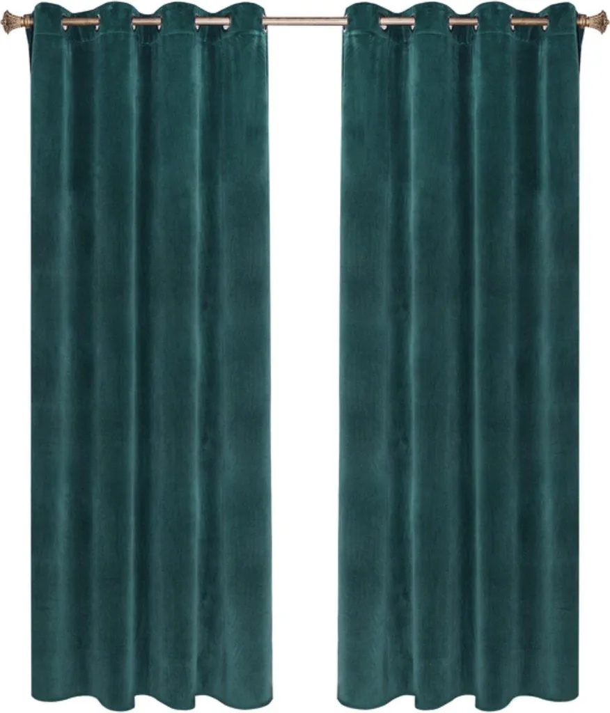 Tende Verde Velluto Happyment Vida 140x270 | Stile e Isolamento Termico