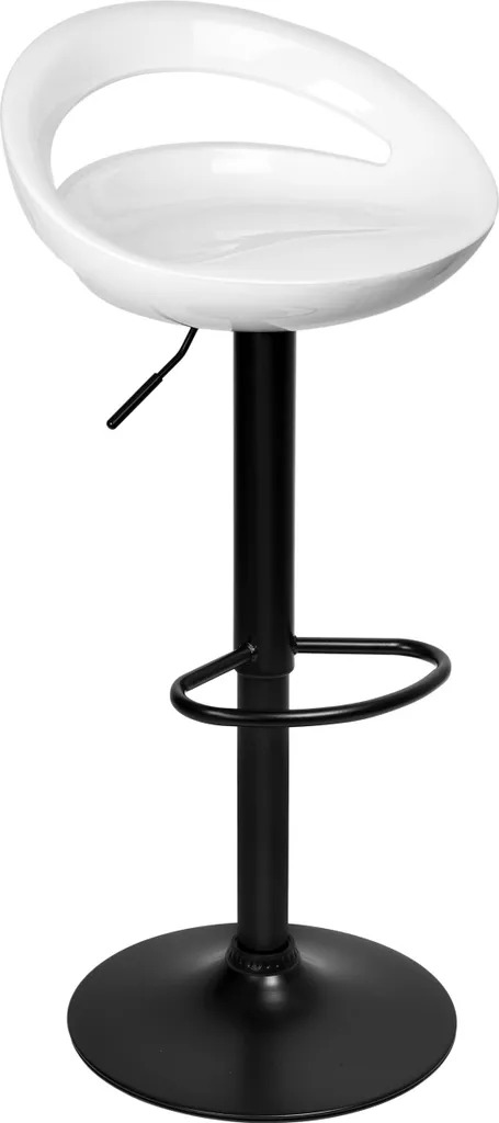 Sgabello da Bar Bianco Cork - Design Retro Moderno in Similpelle