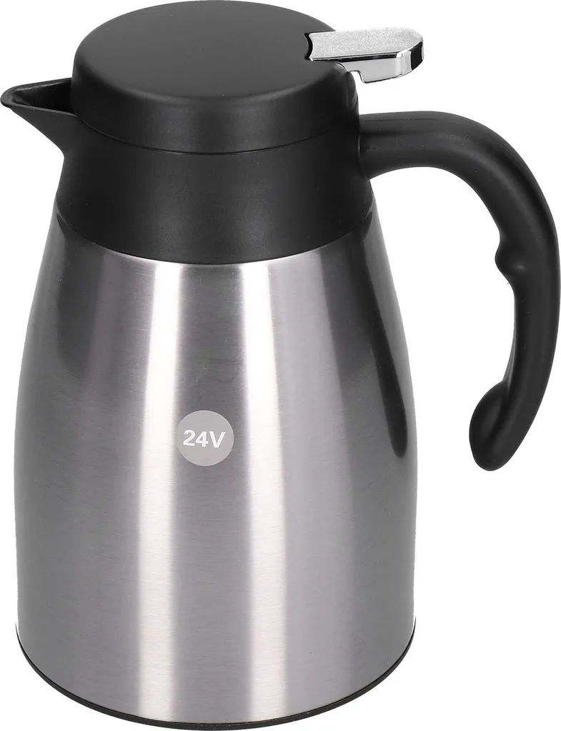 Bouilloire 24V inox 1200ml : l'eau chaude sécurisée pour votre camion